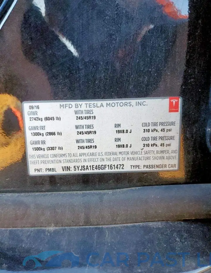 5YJSA1E46GF161472# 12