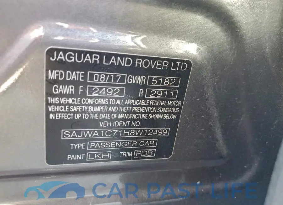 SAJWA1C71H8W12499# 12