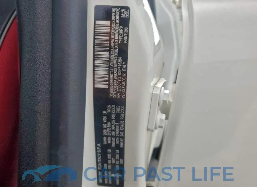 ZFBCFYDT8GP515394# 13