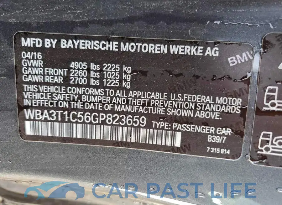 WBA3T1C56GP823659# 14