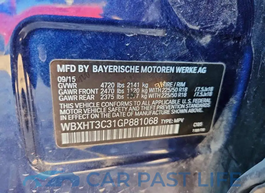 WBXHT3C31GP881068# 13