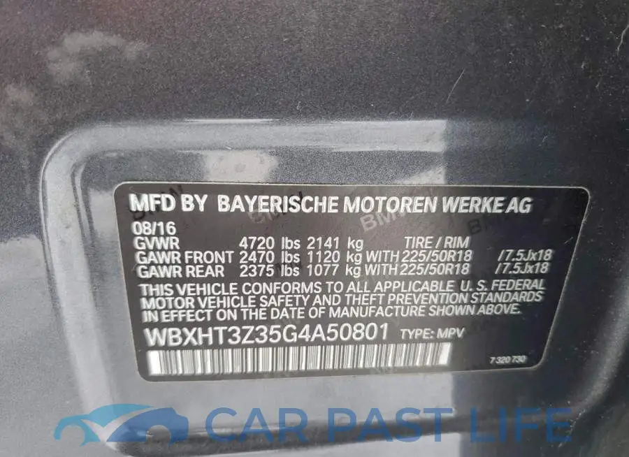 WBXHT3Z35G4A50801# 13