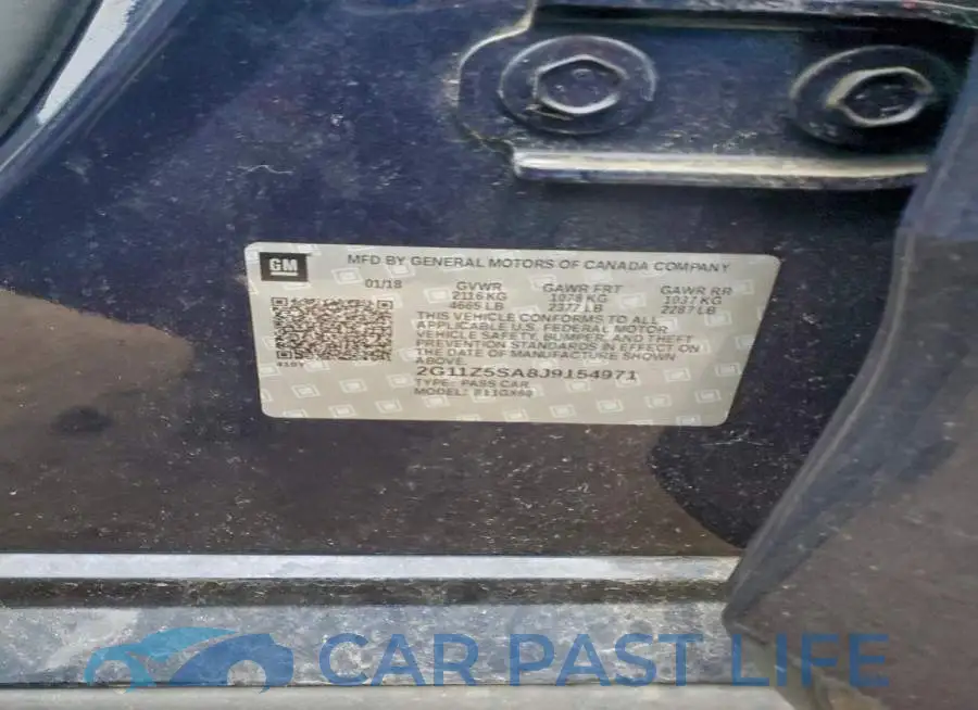 2G11Z5SA8J9154971# 13