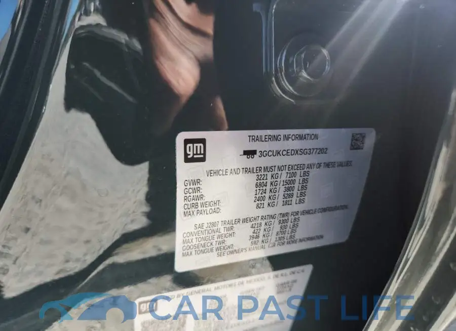 3GCUKCEDXSG377202# 12