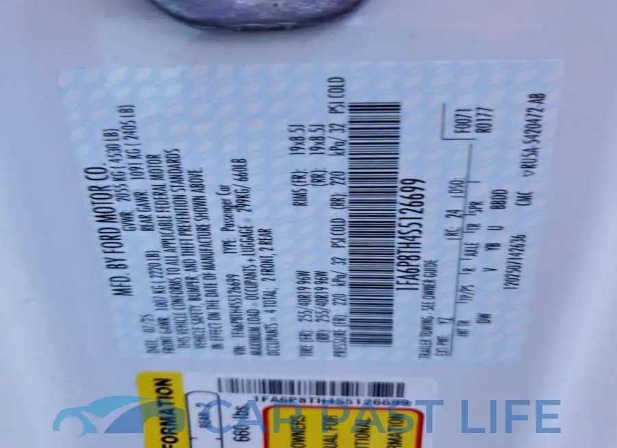 1FA6P8TH4S5126699# 13