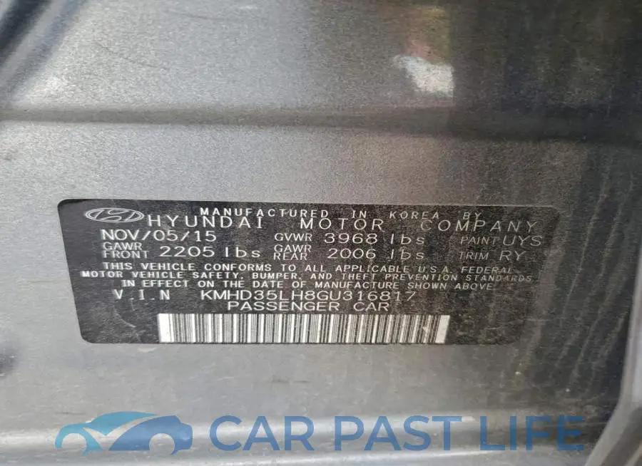 KMHD35LH8GU316817# 13