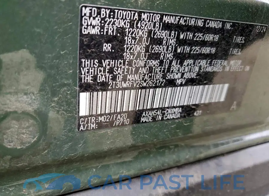 2T3UWRFV2SW262172# 14