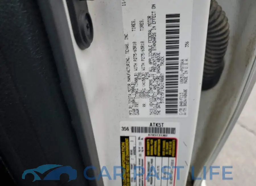 5TFEY5F19GX198087# 12