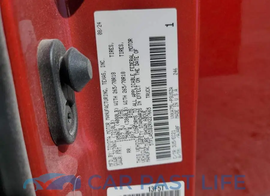 5TFLA5DB2RX227665# 13