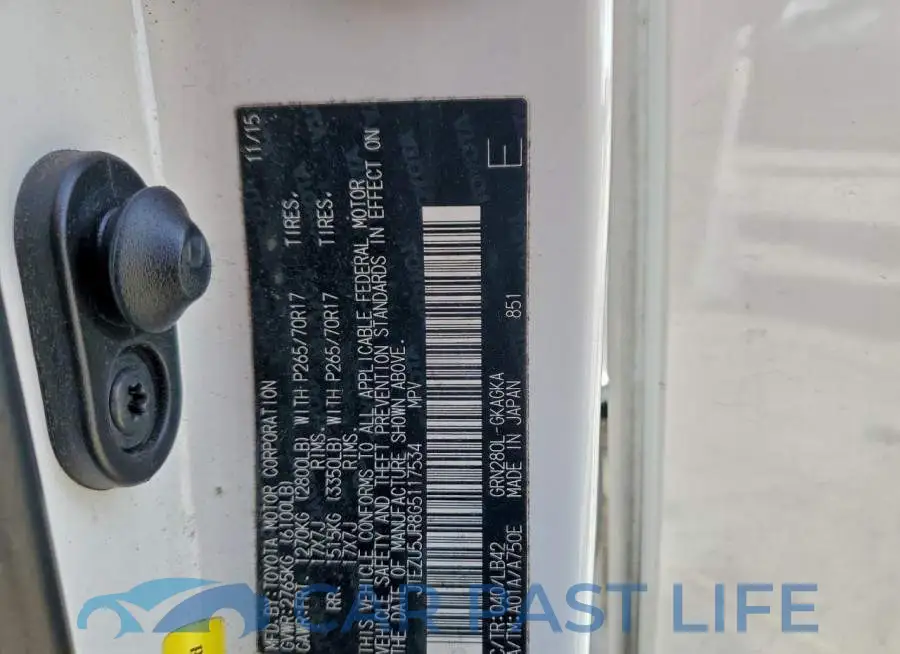 JTEZU5JR8G5117534# 14
