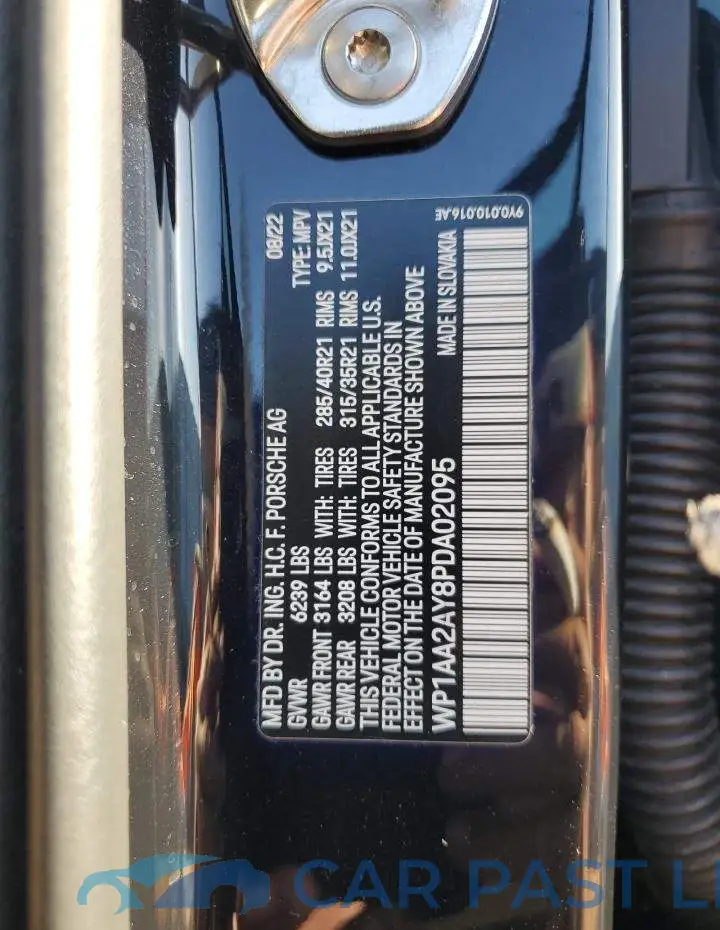 WP1AA2AY8PDA02095# 13
