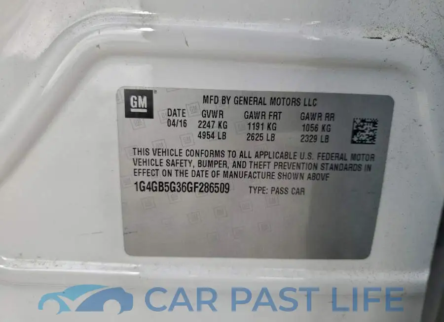 1G4GB5G36GF286509# 12