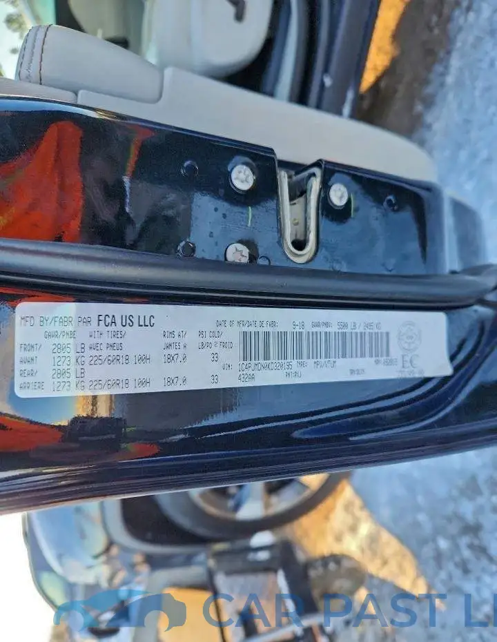 1C4PJMDN0KD320195# 13
