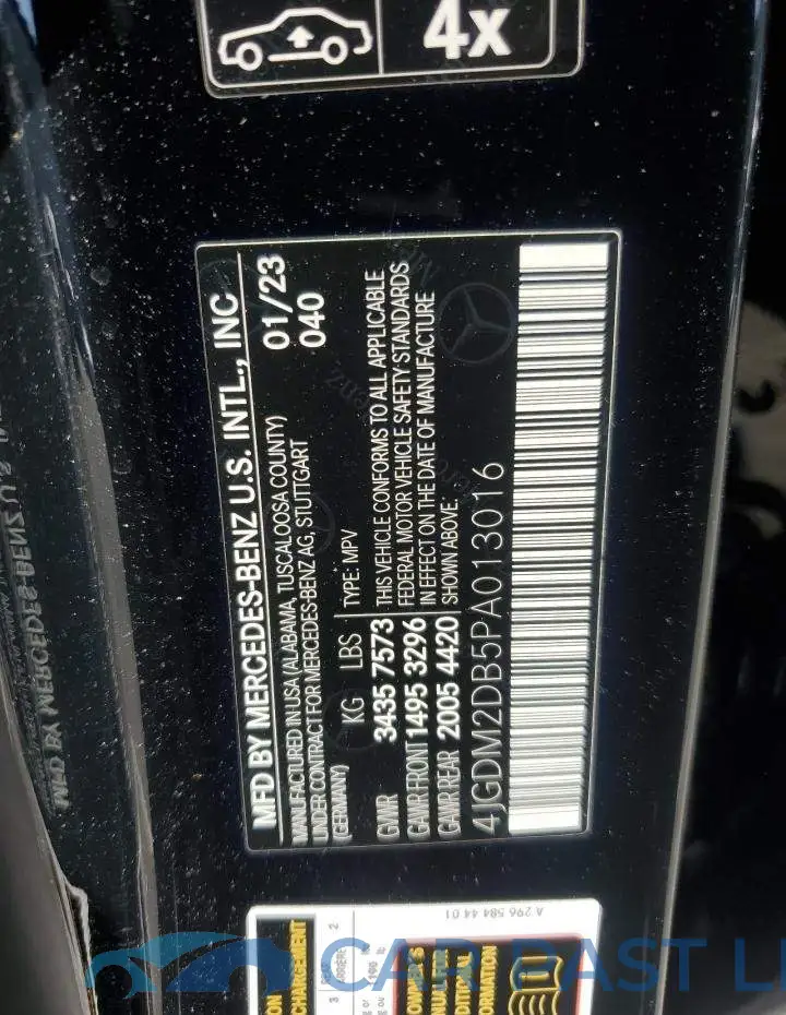 4JGDM2DB5PA013016# 13