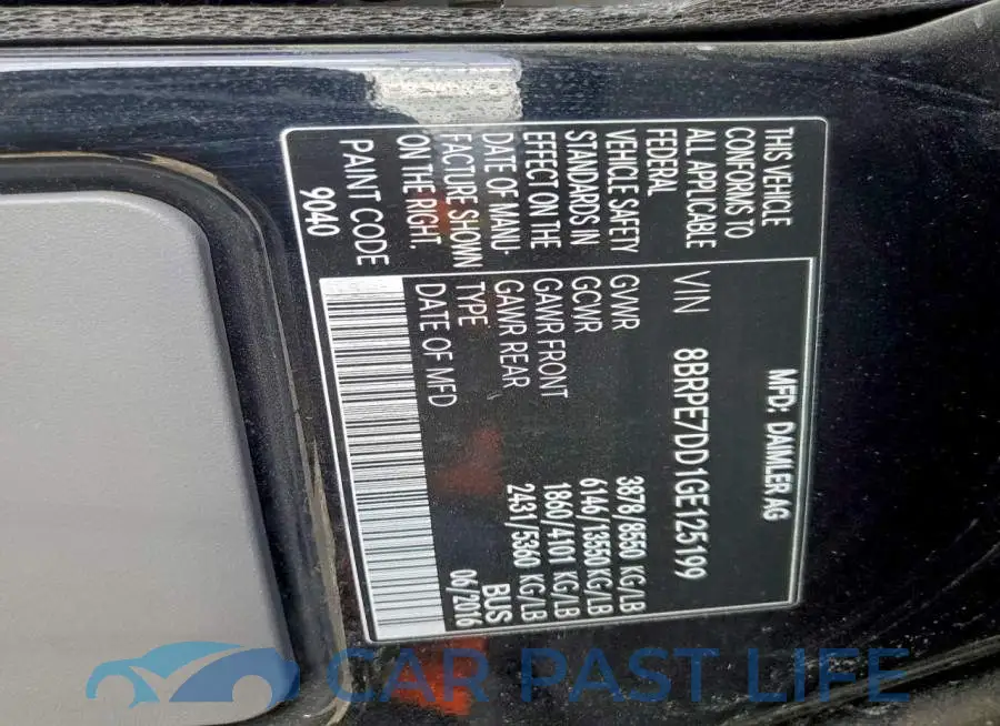 8BRPE7DD1GE125199# 14