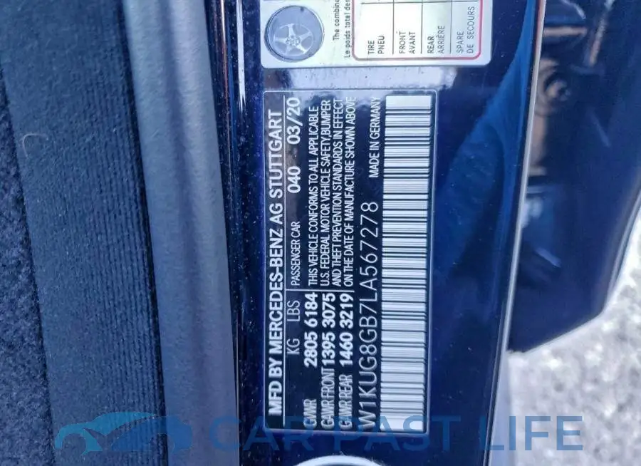 W1KUG8GB7LA567278# 12