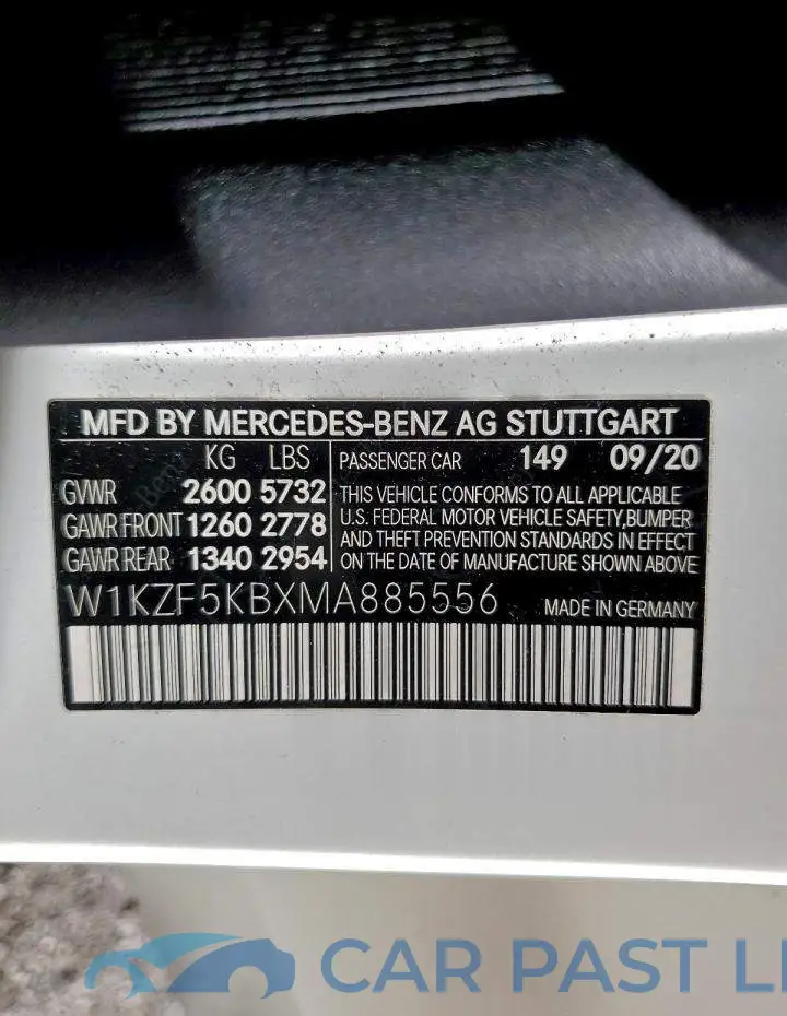 W1KZF5KBXMA885556# 12