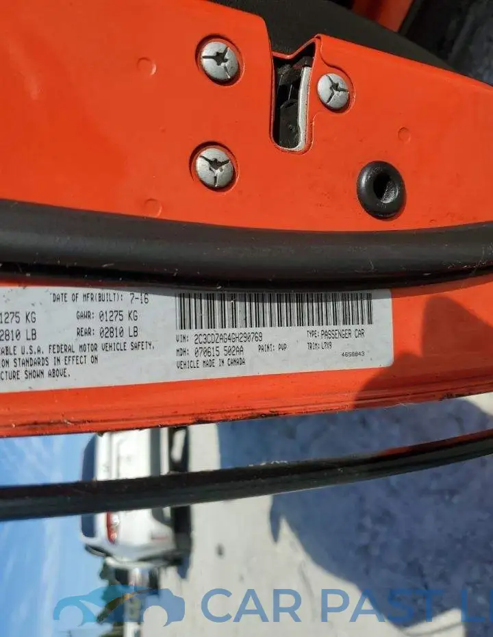 2C3CDZAG4GH290769# 12
