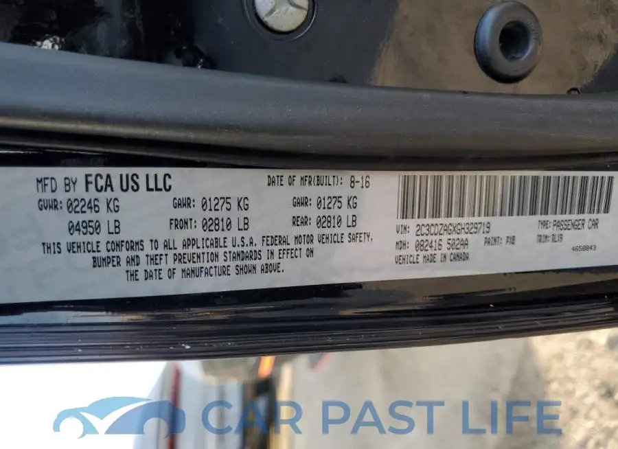 2C3CDZAGXGH329719# 12