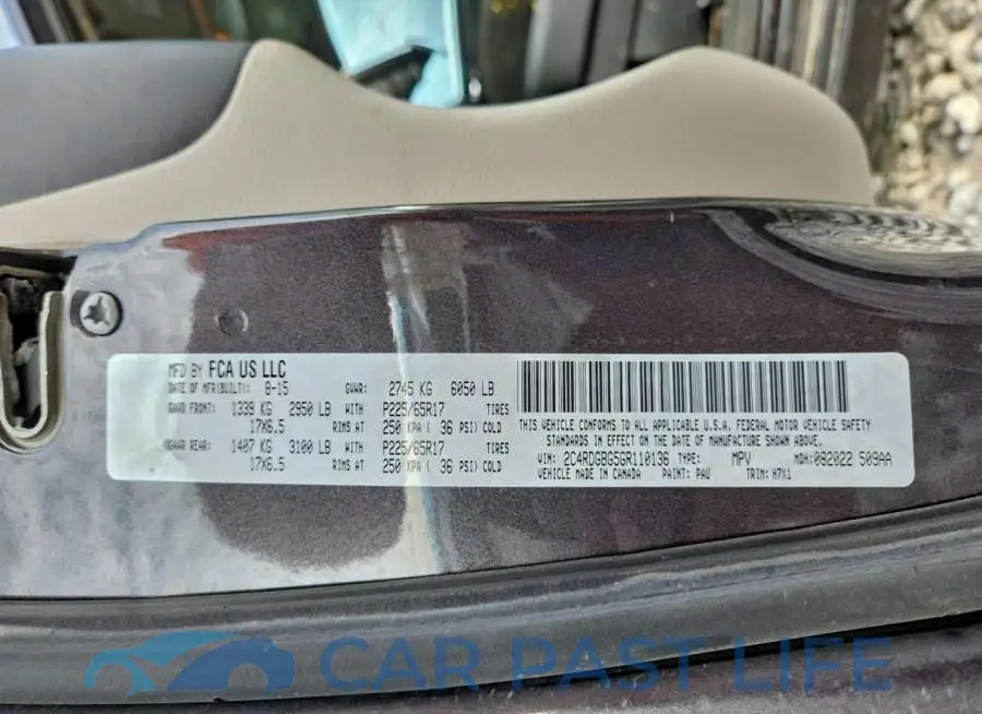 2C4RDGBG5GR110136# 13