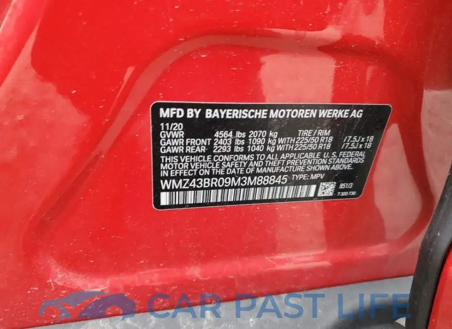 WMZ43BR09M3M88845# 13
