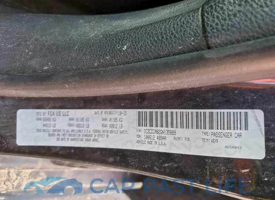 1C3CCCAB2GN135889# 12