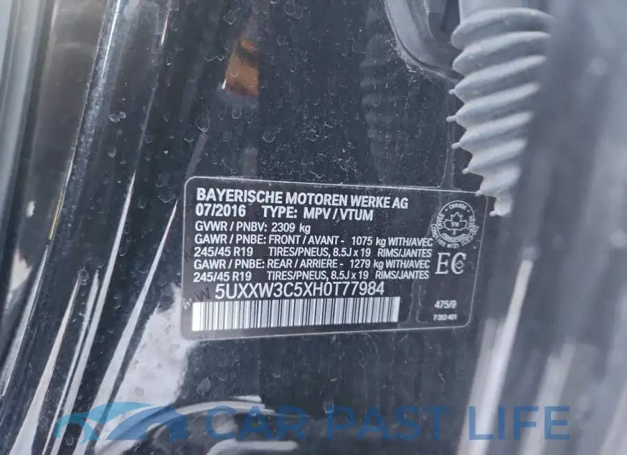 5UXXW3C5XH0T77984# 14