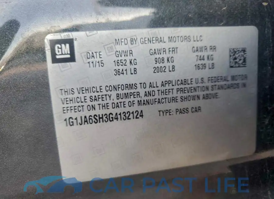 1G1JA6SH3G4132124# 13