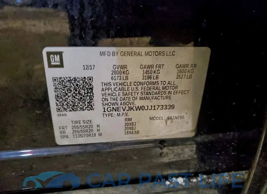 1GNEVJKW0JJ173339# 13
