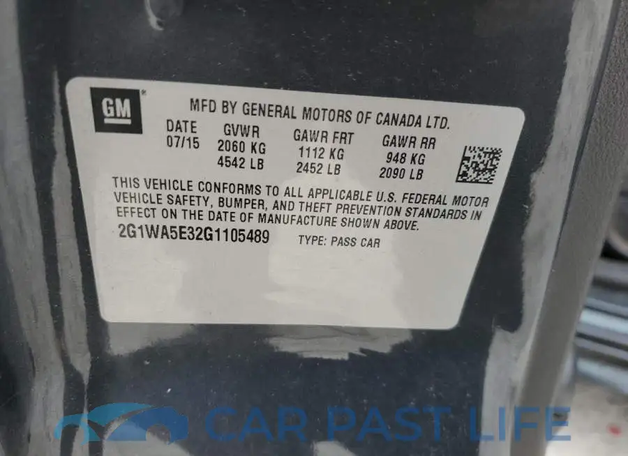 2G1WA5E32G1105489# 12