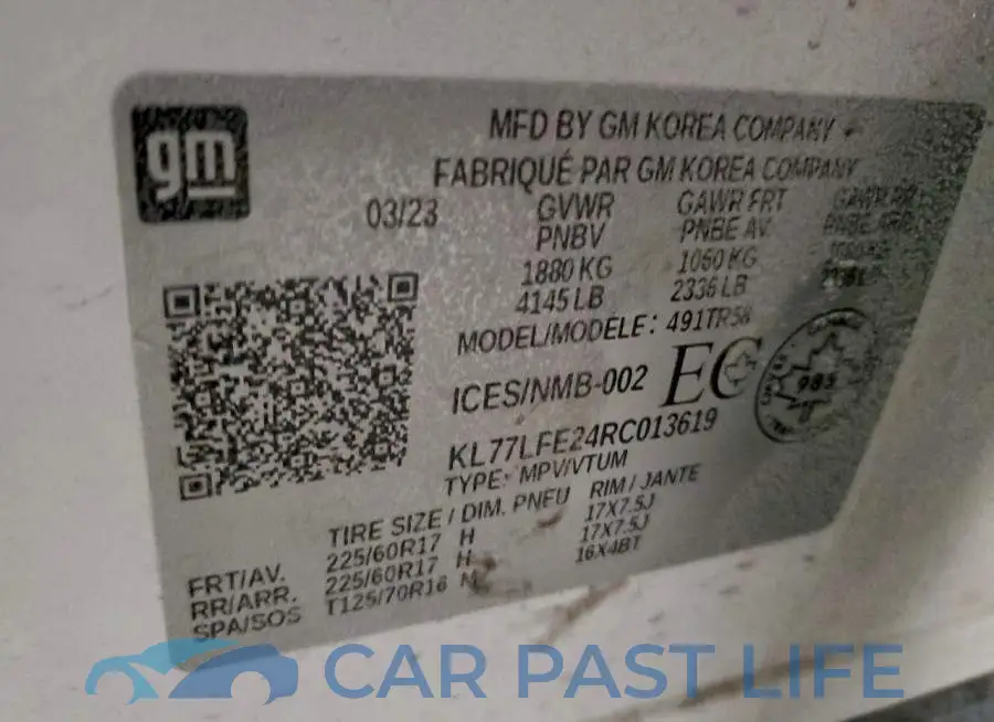 KL77LFE24RC013619# 13
