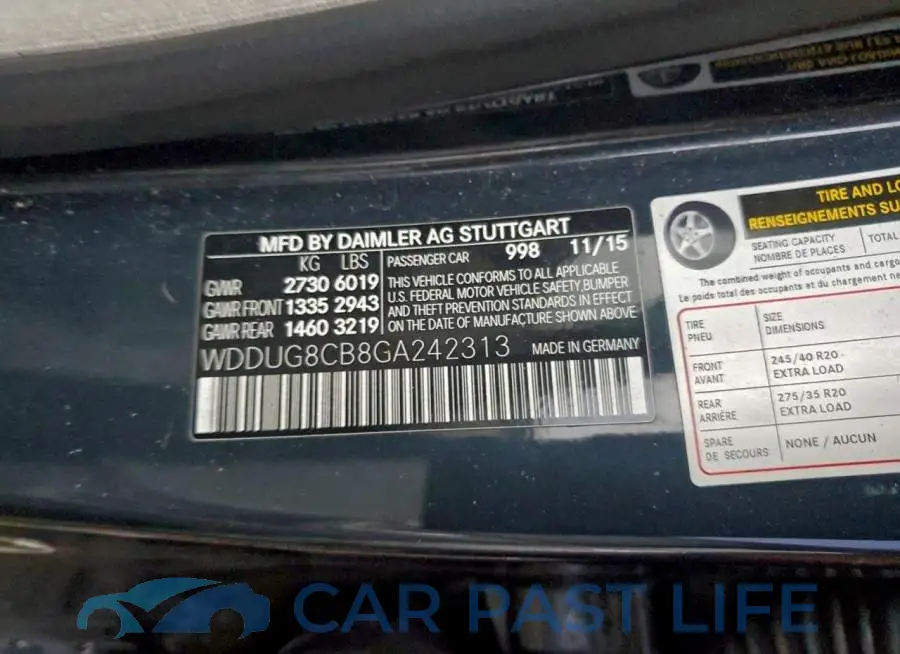 WDDUG8CB8GA242313# 12