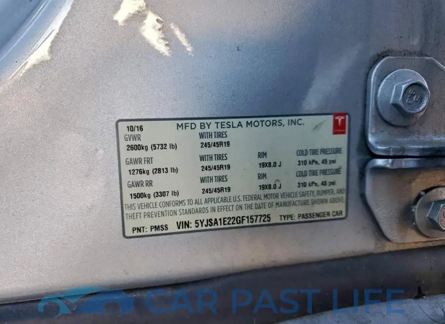 5YJSA1E22GF157725# 12
