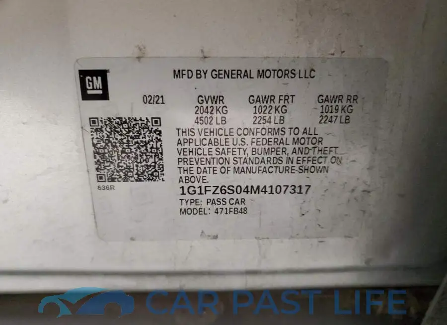 1G1FZ6S04M4107317# 13