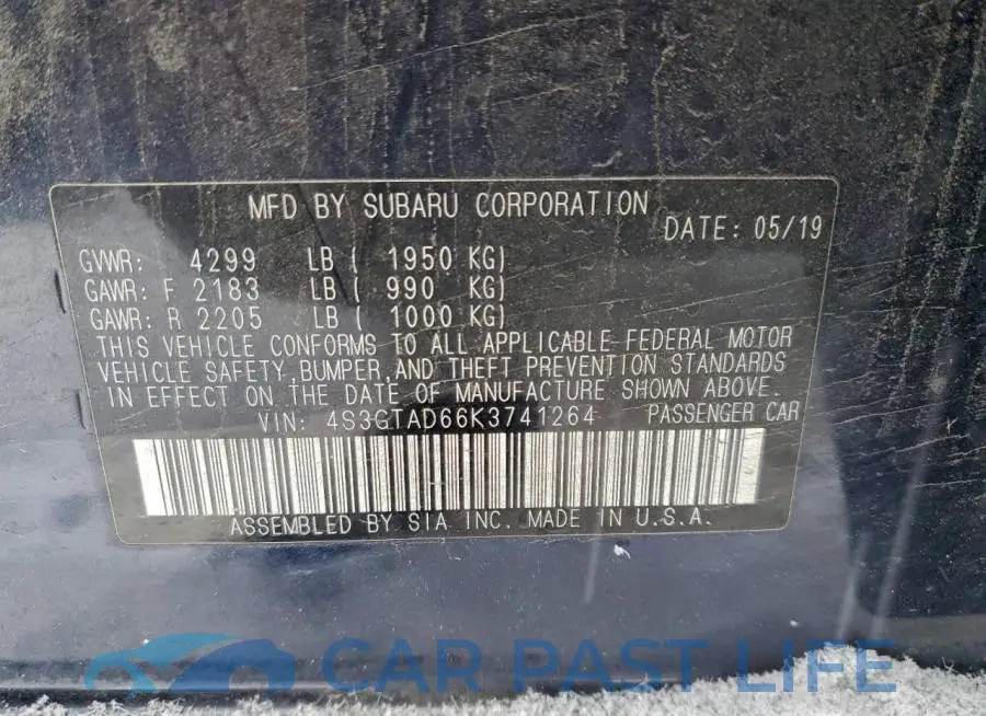 4S3GTAD66K3741264# 13