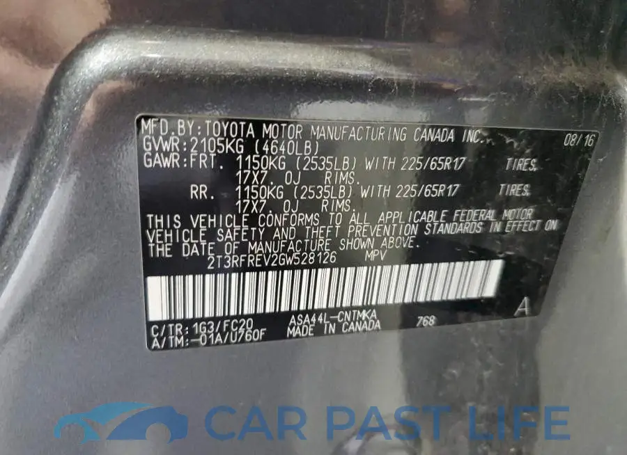 2T3RFREV2GW528126# 13