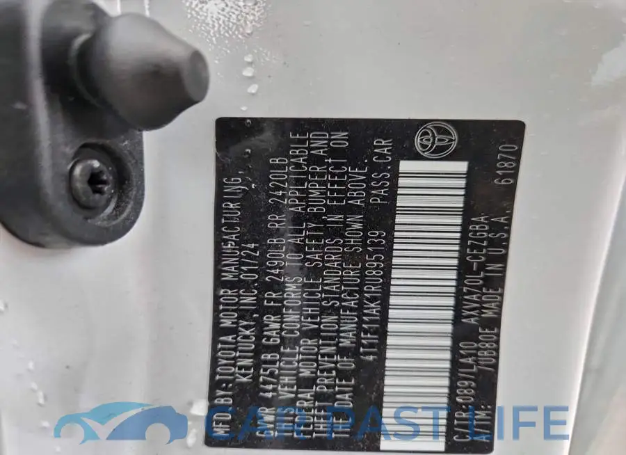 4T1F11AK1RU895139# 13