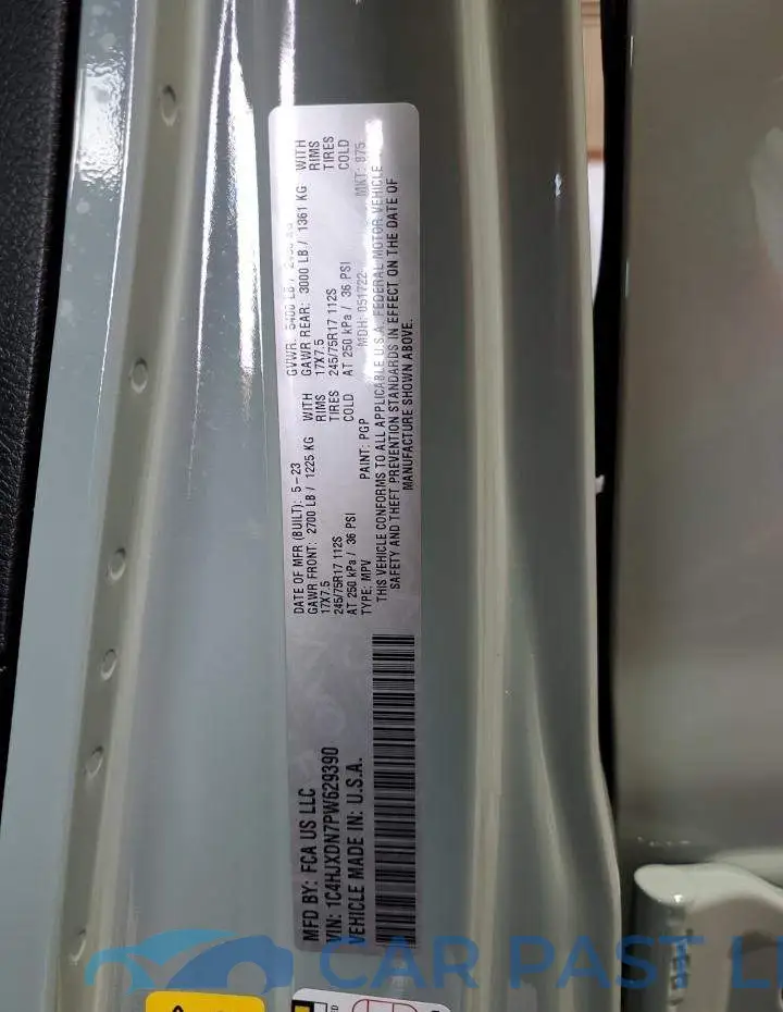1C4HJXDN7PW629390# 13