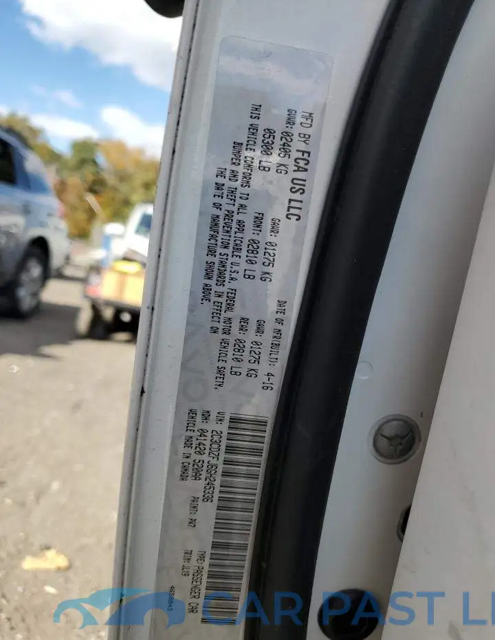 2C3CDZFJ6GH245336# 12