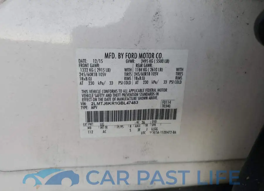 2LMTJ6KR1GBL47483# 12