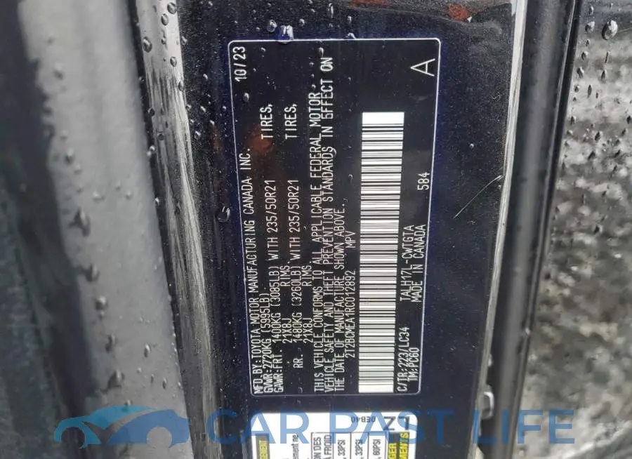 2T2BCMEA1RC012892# 13