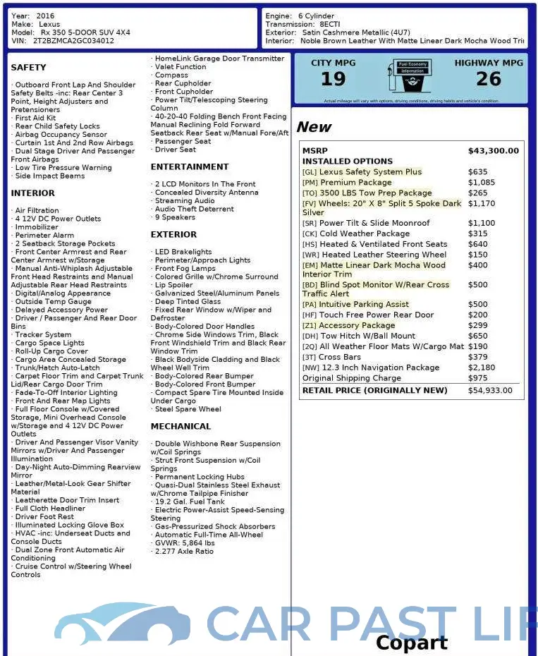 2T2BZMCA2GC034012# 10