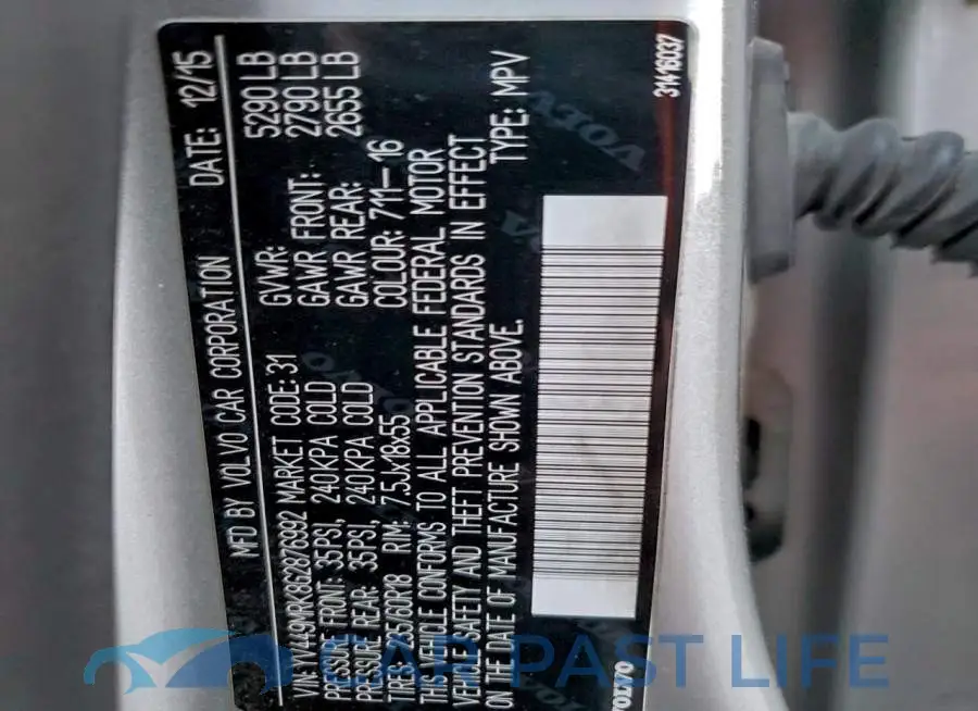 YV449MRK8G2876992# 13