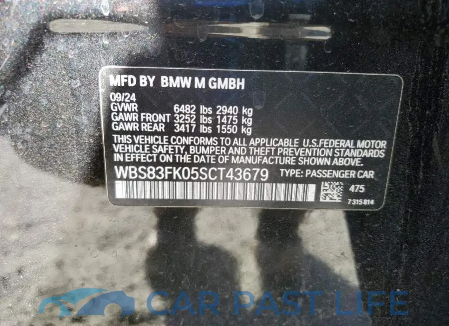 WBS83FK05SCT43679# 13