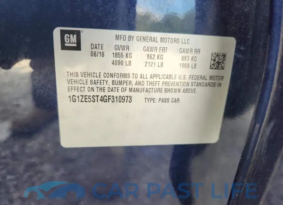 1G1ZE5ST4GF310973# 12