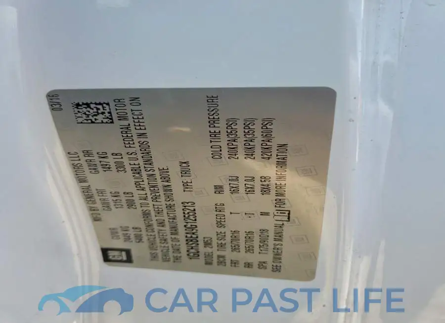 1GCHSBEA9G1255213# 12