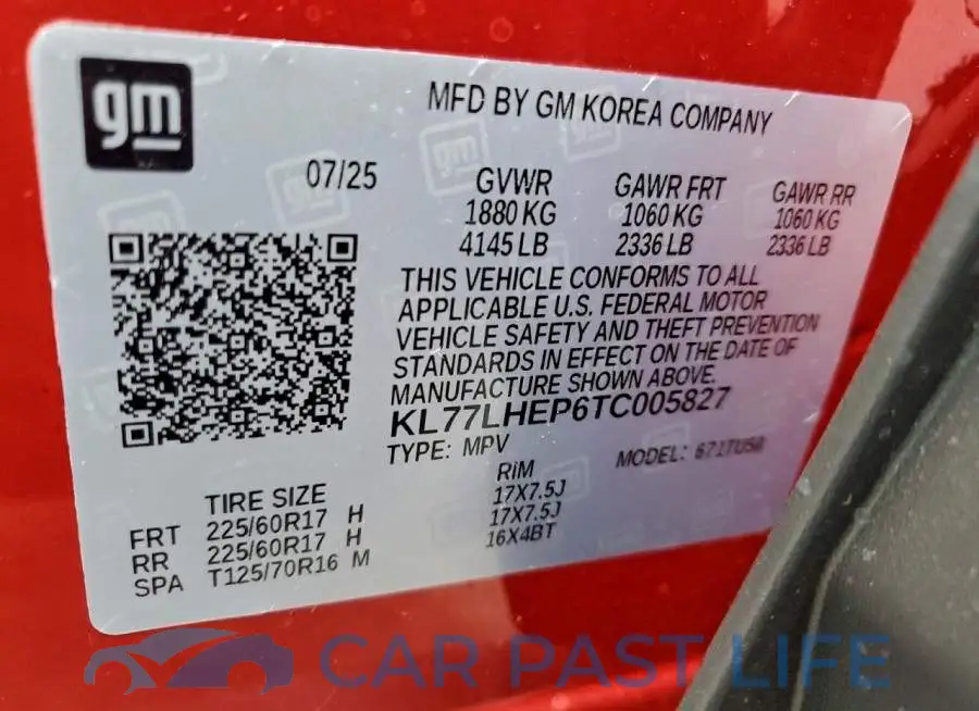 KL77LHEP6TC005827# 12
