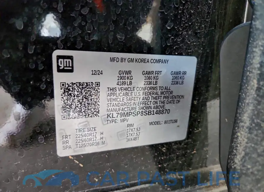 KL79MPSP8SB148870# 13