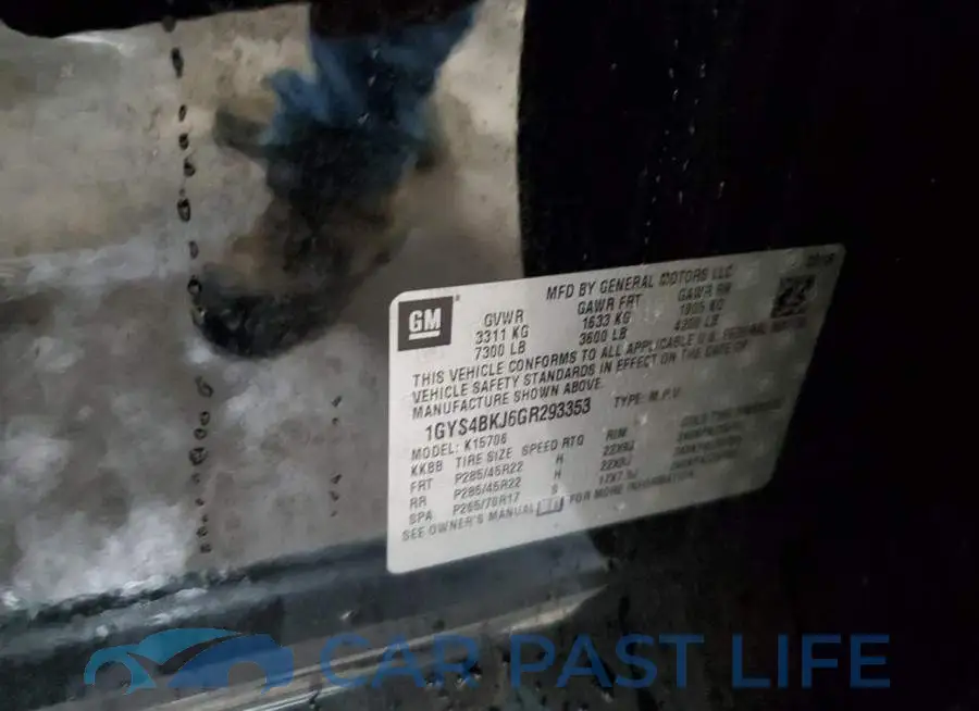 1GYS4BKJ6GR293353# 13
