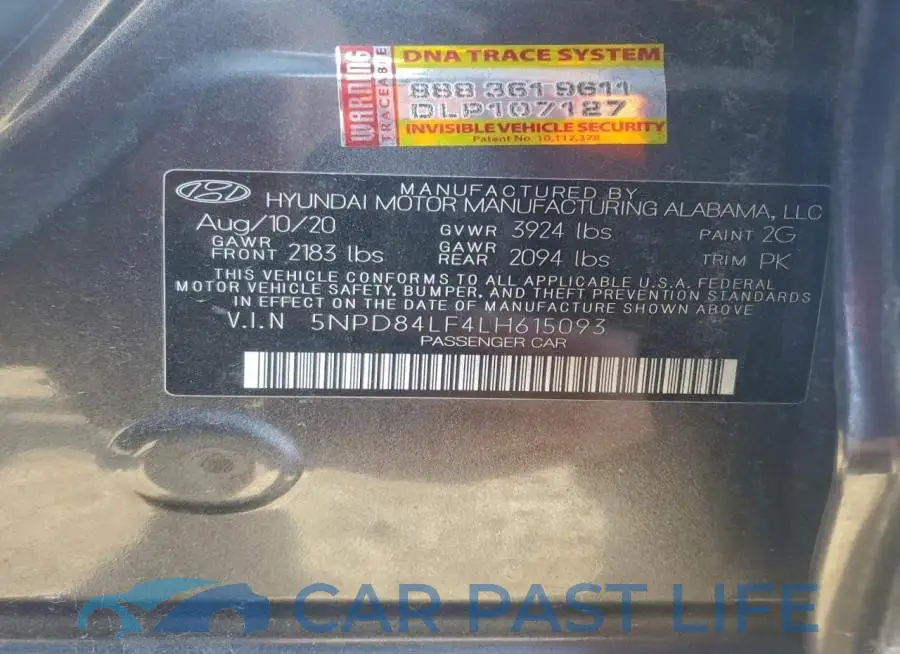 5NPD84LF4LH615093# 12